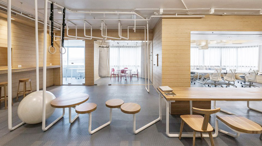 要想把办公空间设计成健身房那样吗