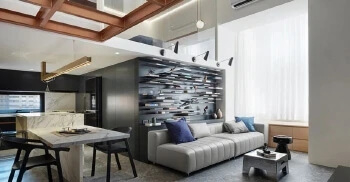 光与线的室内设计概念—由广州办公室设计分享