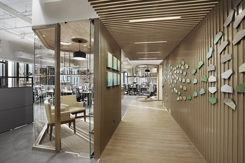 办公装修设计 办公室入口