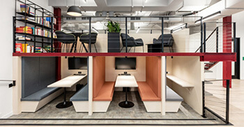 创作灵活团队办公空间-办公设计公司