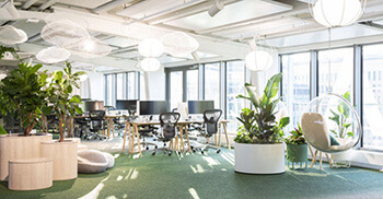 创新打造自然办公环境-新办公空间装修设计