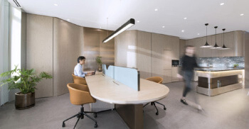 打造舒畅金融绿洲办公环境-办公楼装修公司