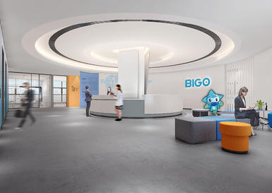 BIGO网络科技-办公室装修设计工程