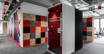 办公室设计装修将企业元素独特融汇呈现