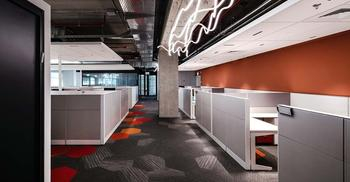 简易商务楼装修打造工业风品牌创新