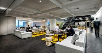 现代简约办公空间设计装修贯穿整个工作场所