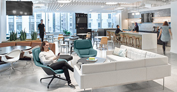 多元化如何与办公室室内装修设计环境相互融入