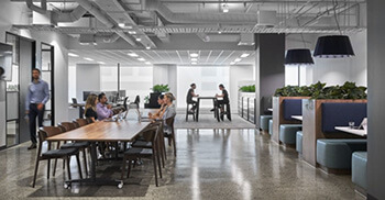 设计办公室装修从内到外焕发新活力