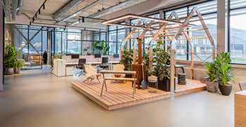 公园办公室拥有一条穿越建筑物的逻辑路线