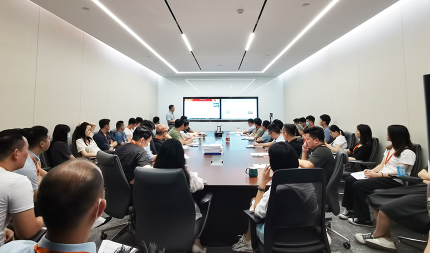 凯悦建设2021年度10月份全体员工会议在广州总部办公室召开