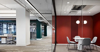 办公室空间设计——明亮又开敞 带着些许的装饰艺术主义风格和奇妙的特色
