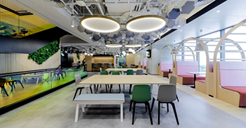 办公楼设计装修：特别注意声学效果 并在整个工作空间内营造出非凡的舒适感