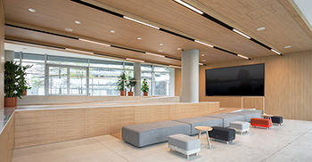 办公楼设计装修——营造一个开放、灵动的全新协作环境 注重健康幸福感和工作/生活的相互平衡