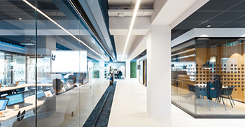 办公楼设计装修：创建了一个现代时尚的环境氛围 可持续发展理念得到完美体现