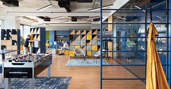 办公空间设计：绿色植物确保情感舒适和出色的小气候质量