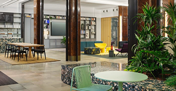 办公室装修：设计引入了新的建筑“箱中箱” 新鲜、现代和充满活力