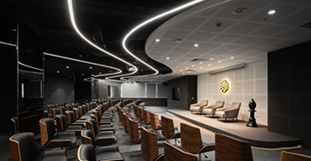 办公室装修设计：现代、新颖和时尚的空间 经典元素作为一个独特的亮点出现