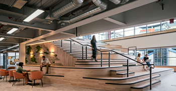 科技公司办公室装修设计：旨在打破日常习惯 会议室被定位为“孤岛”