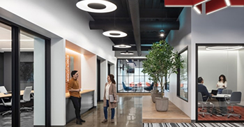 办公室装修设计：旨在实现现代工业氛围，巧妙地向工程专业致敬