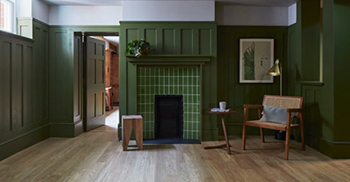 办公空间设计装修：釉面瓷砖和彩绘镶板弥合了统一性和独特性之间的差距